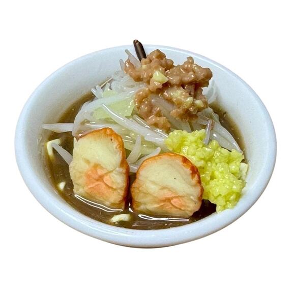 Authentic Japanese RAMEN Pho Noodles Bowl Keychain Fresh Juicy Fruit Erasers NEW - Picture 4 of 9